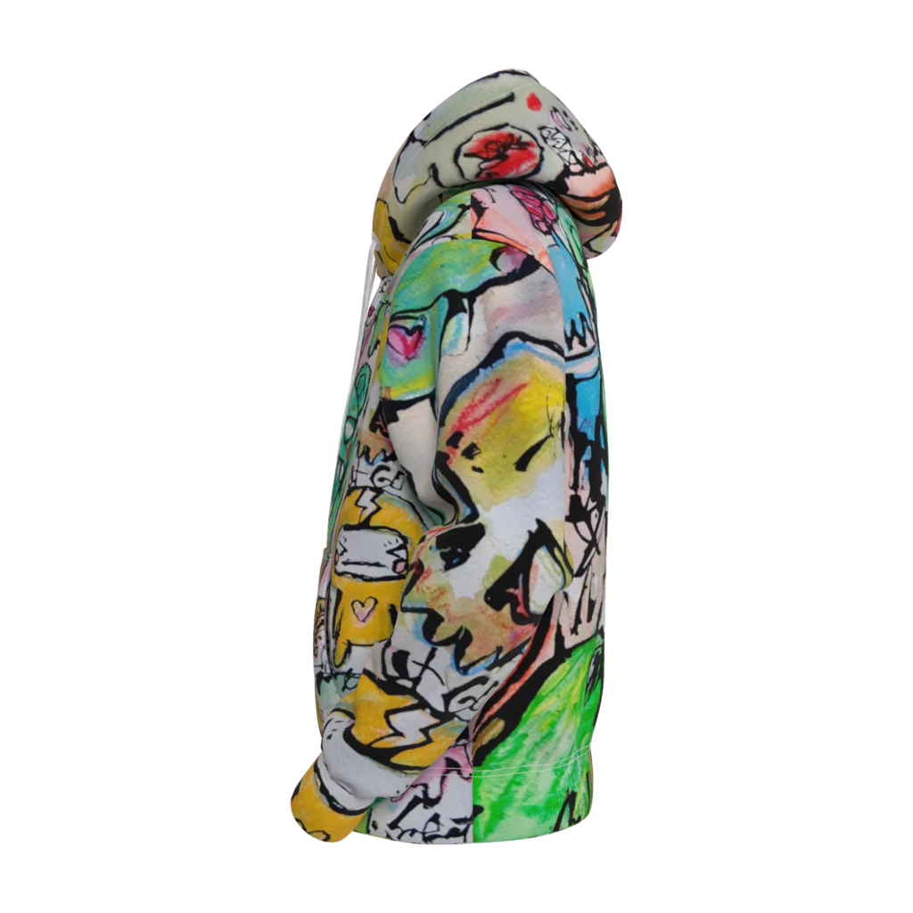 To The Moon by Sabet Premium Cotton Unisex Hoodie