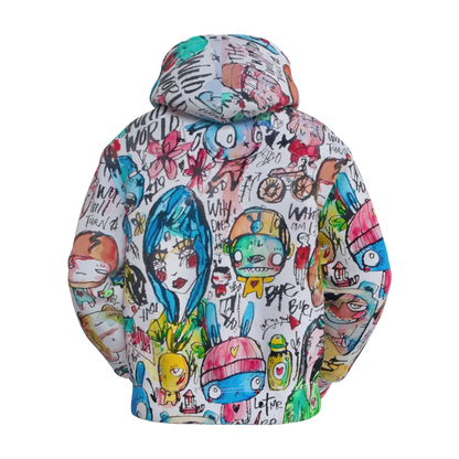Wild World by Sabet Premium Cotton Unisex Hoodie
