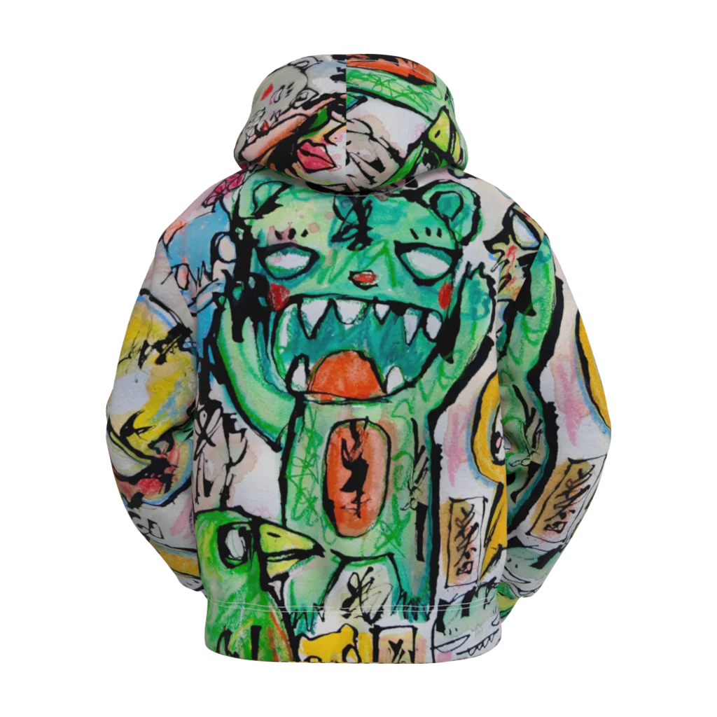 To The Moon by Sabet Premium Cotton Unisex Hoodie