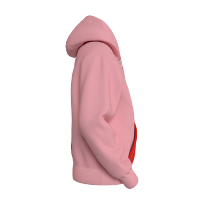 Limited Edition Bloom Heart Pinku Premium Cotton Unisex Hoodie