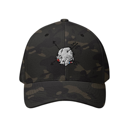 Sabet Skull Flex-Fit Structured Twill Cap