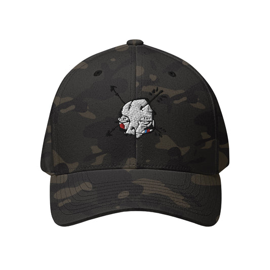 Sabet Skull Flex-Fit Structured Twill Cap