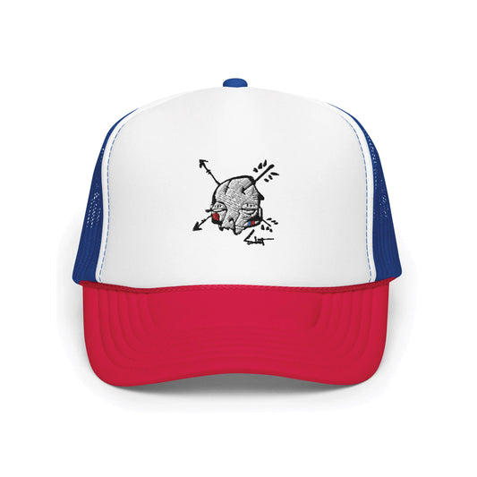 Sabet Skull Foam trucker hat