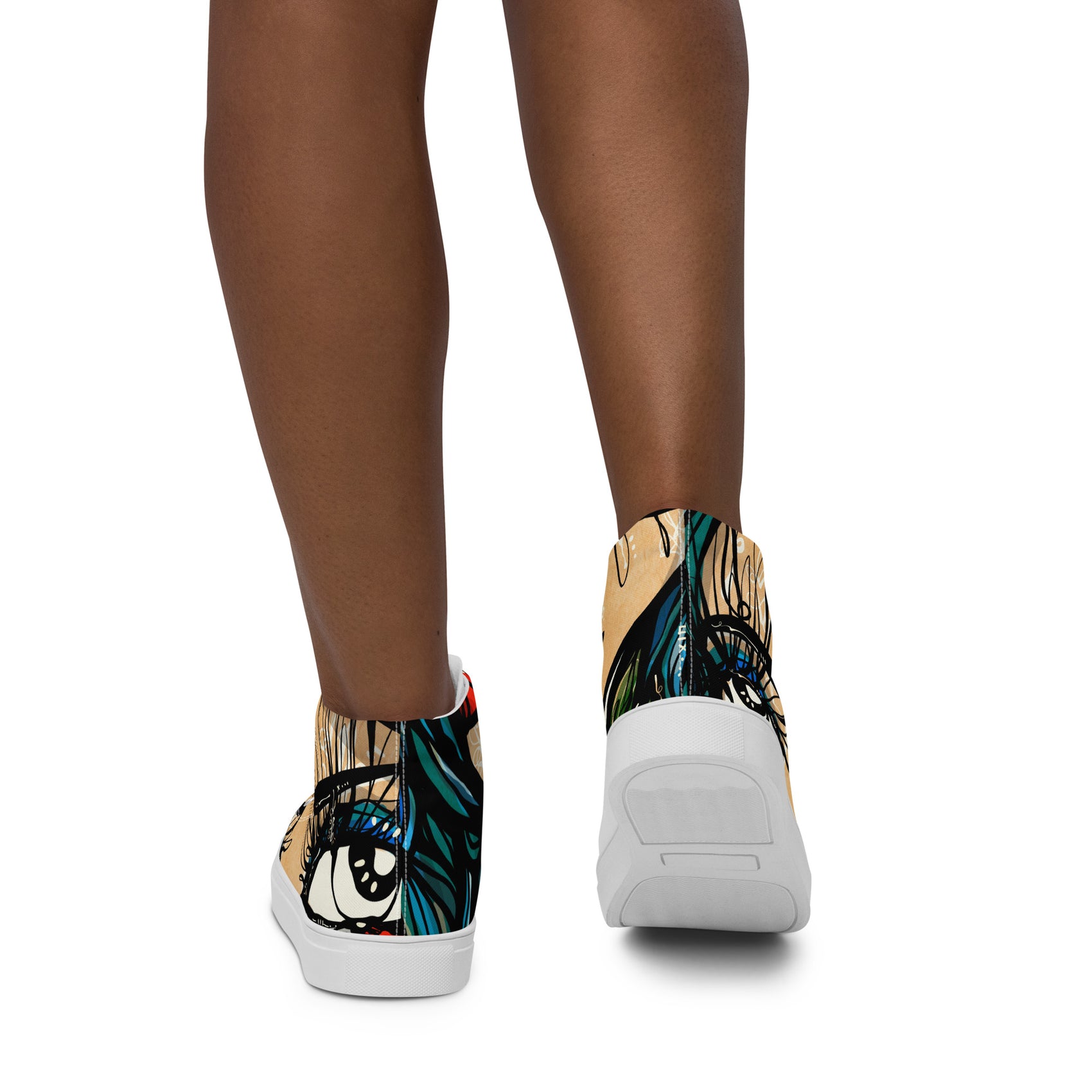 Tantric Soul by Sabet Women’s high top canvas shoes