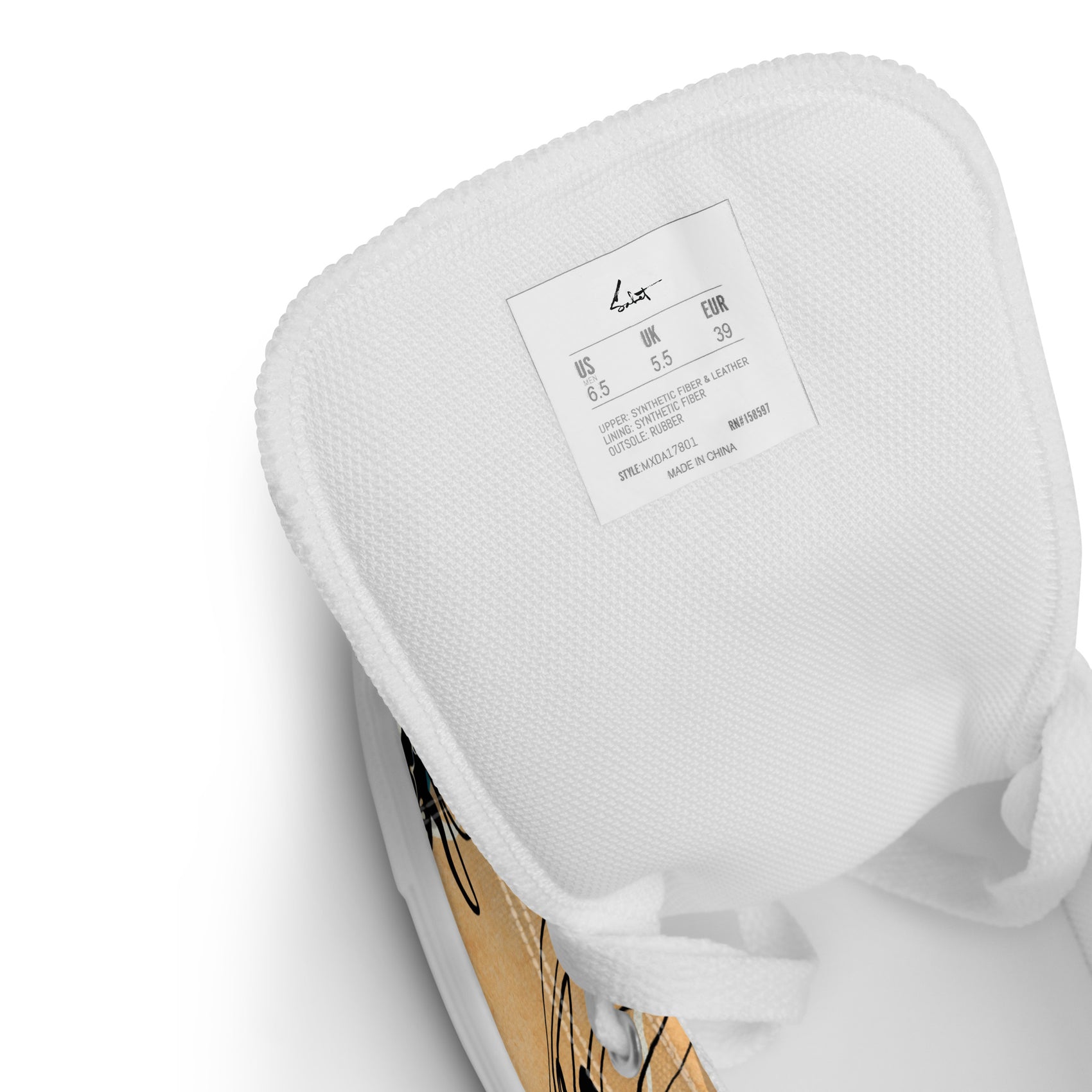 Tantric Soul by Sabet Women’s high top canvas shoes