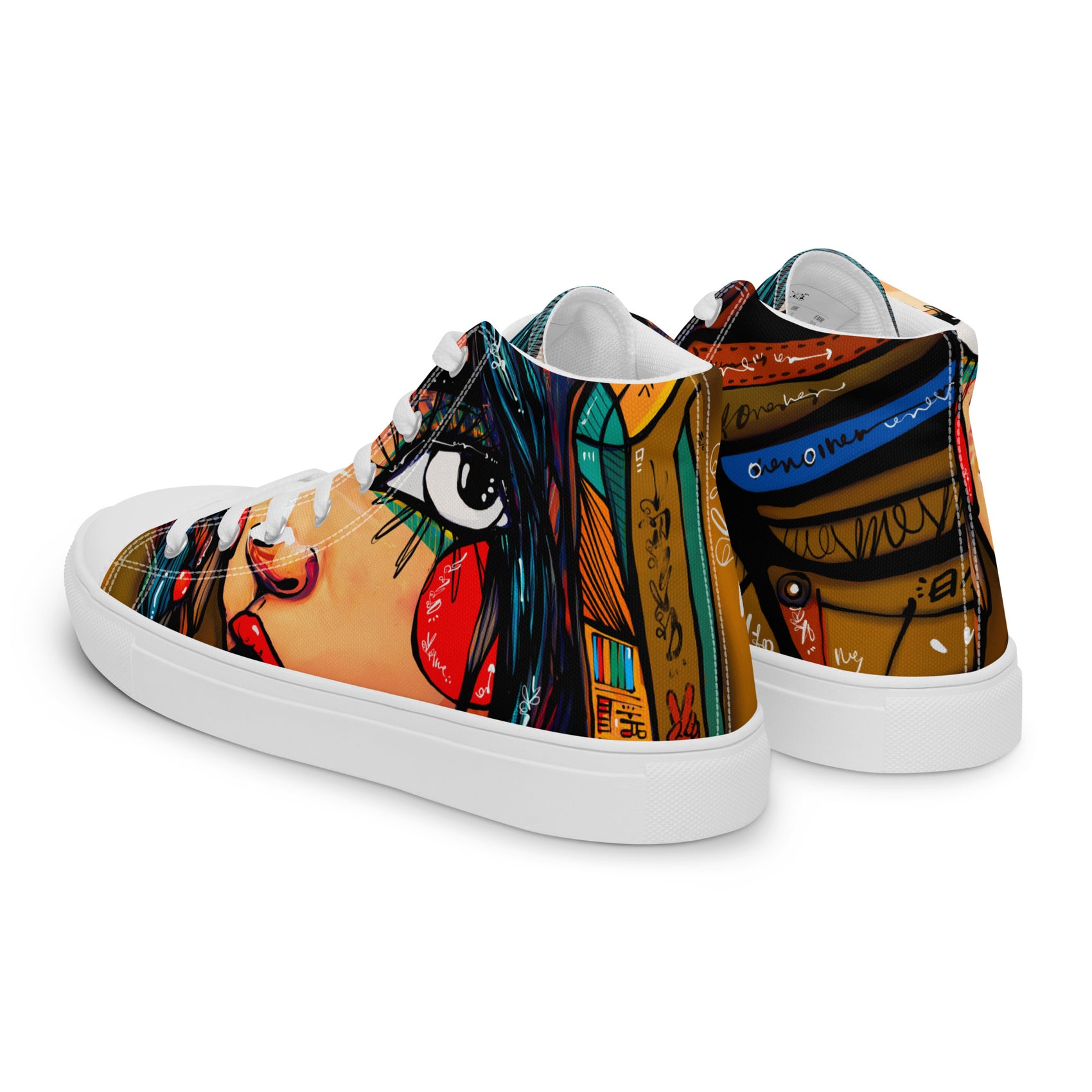Stardust by Sabet Women’s high top canvas shoes