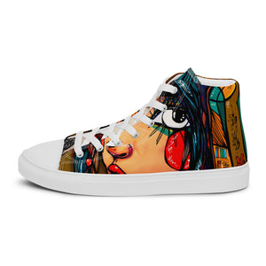 Stardust by Sabet Women’s high top canvas shoes