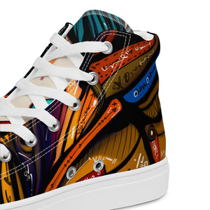 Stardust by Sabet Women’s high top canvas shoes