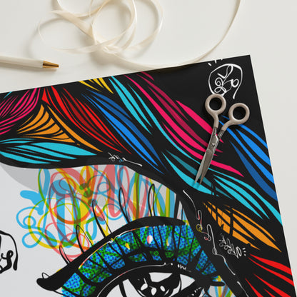 Sabet Love Wrapping paper sheets