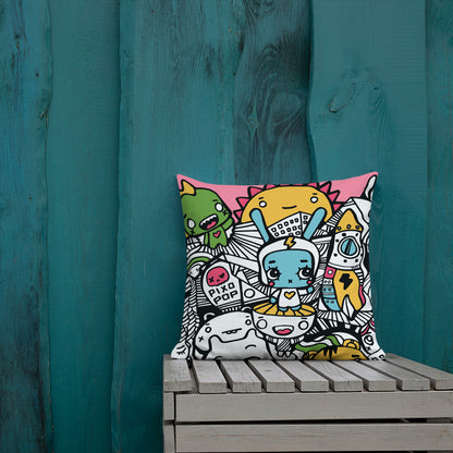 Pixopop Lovestack Stitch Premium Pillow