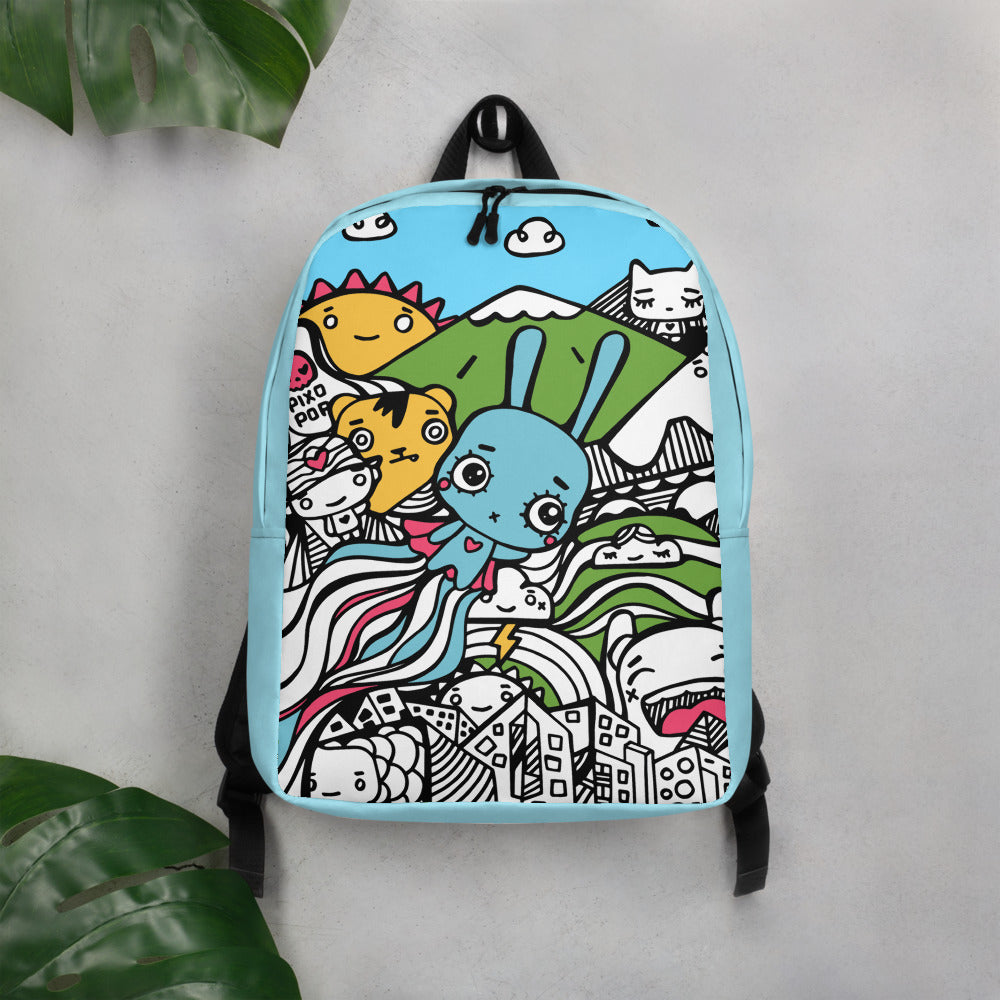 Pixopop Flying Stitch Minimalist Backpack