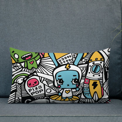 Pixopop Lovestack Stitch Premium Pillow