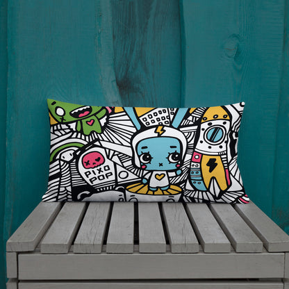 Pixopop Lovestack Stitch Premium Pillow