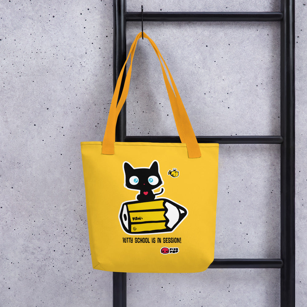 Pixopop Kitty School Pishi Tote bag