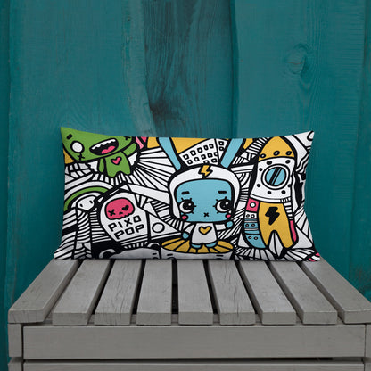 Pixopop Lovestack Stitch Premium Pillow