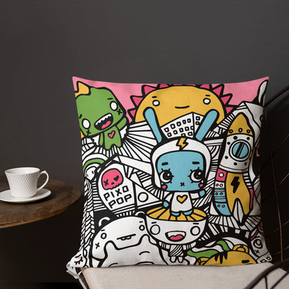 Pixopop Lovestack Stitch Premium Pillow
