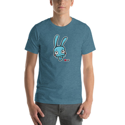 Pixopop Bunny Hop Short-Sleeve Unisex T-Shirt