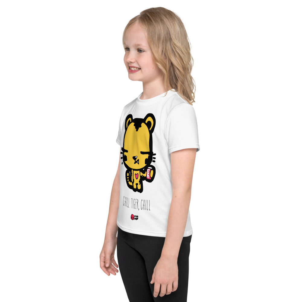 Pixopop Chill Tiger Kids T-Shirt